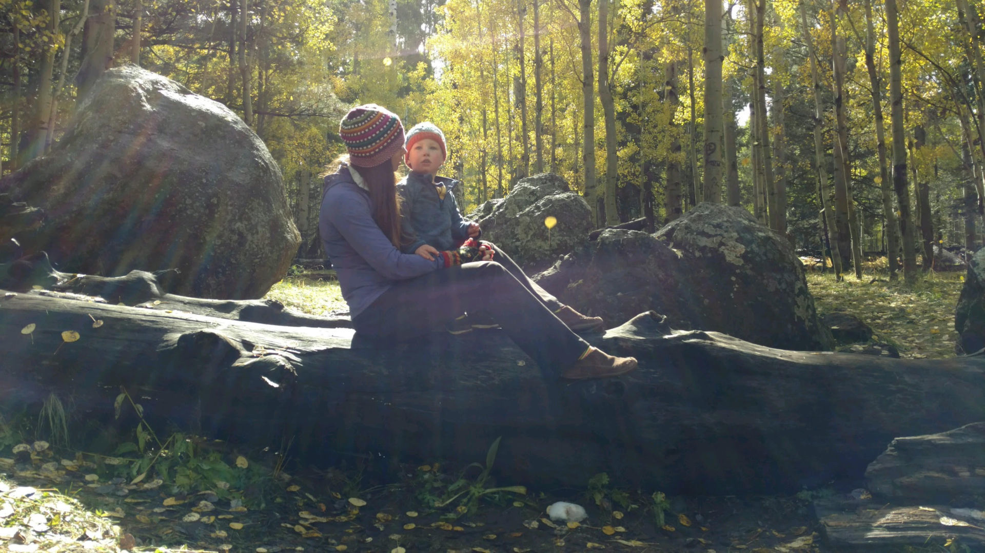 Mother and daughter at Aspen corner